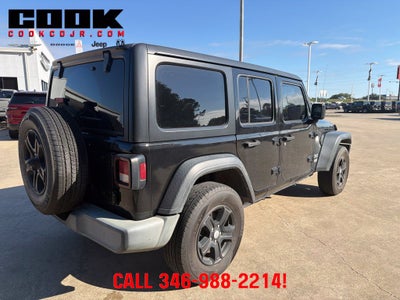 2019 Jeep Wrangler Unlimited Sport S 4x4