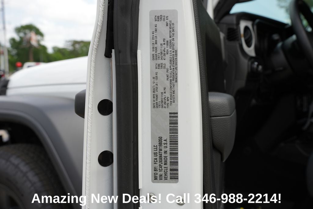 2026 Jeep Wrangler WRANGLER 2-DOOR SPORT