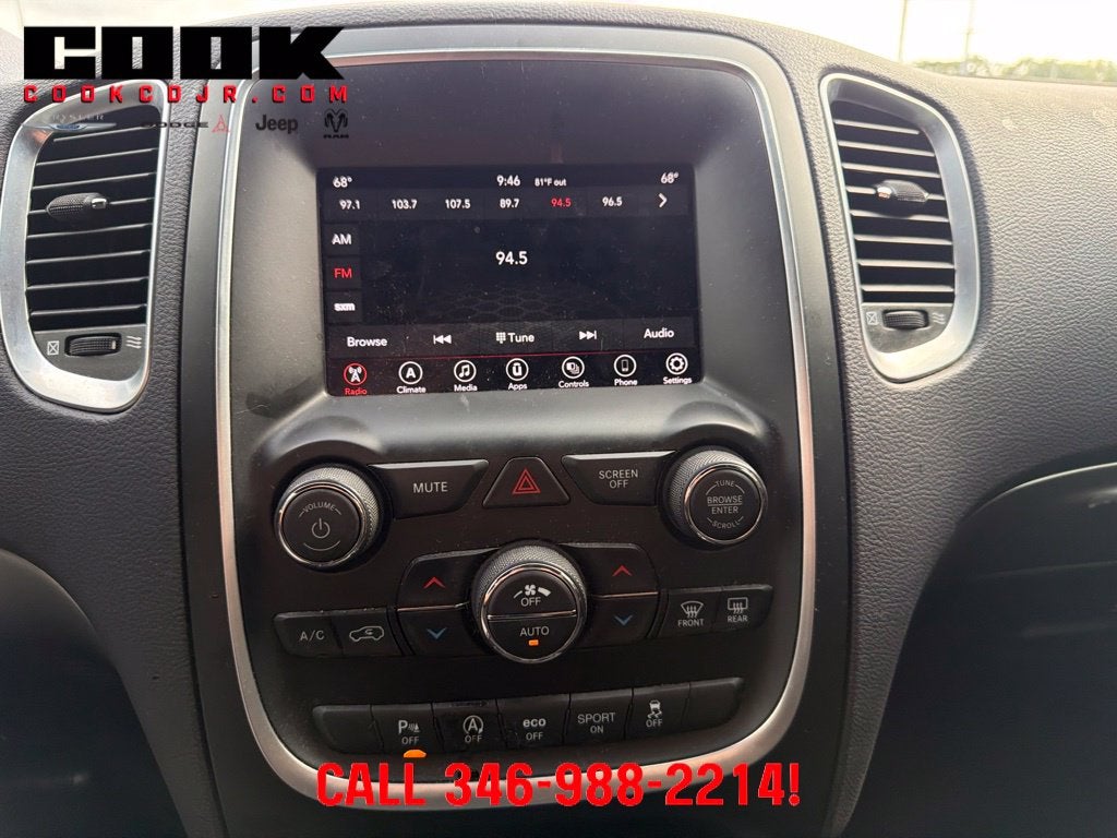 2020 Dodge Durango SXT Plus RWD