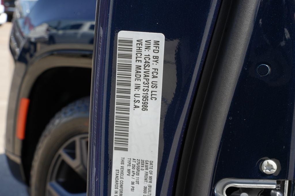 2026 Jeep Grand Wagoneer GRAND WAGONEER UPLAND 4X4