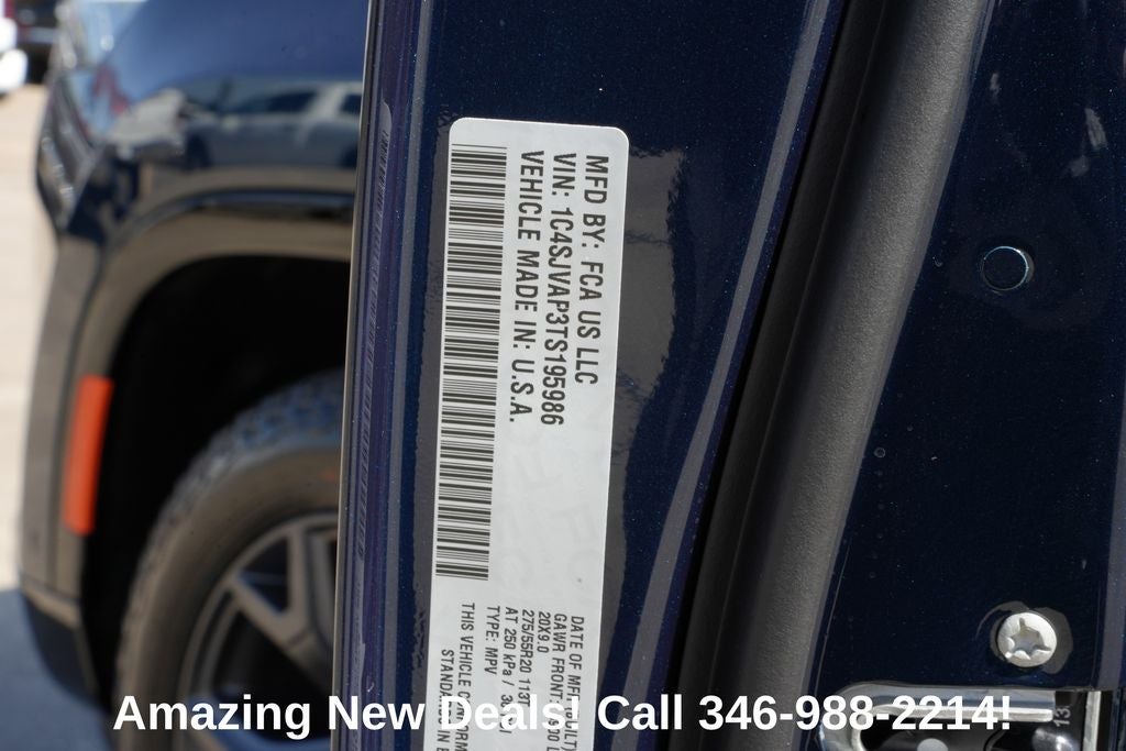 2026 Jeep Grand Wagoneer GRAND WAGONEER UPLAND 4X4