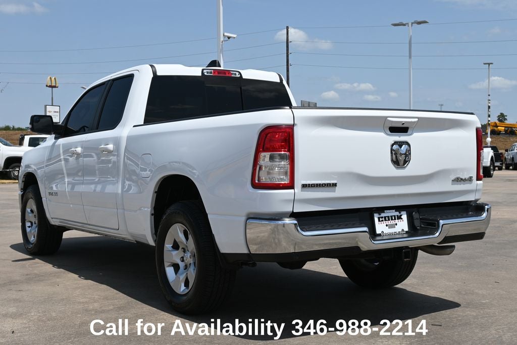 2022 RAM 1500 Big Horn Quad Cab 4x4 6'4' Box