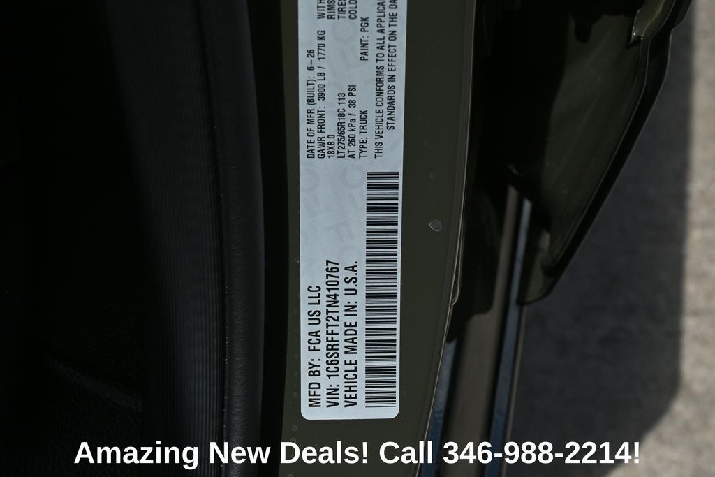 2026 RAM 1500 RAM 1500 LONE STAR CREW CAB 4X4 5'7' BOX