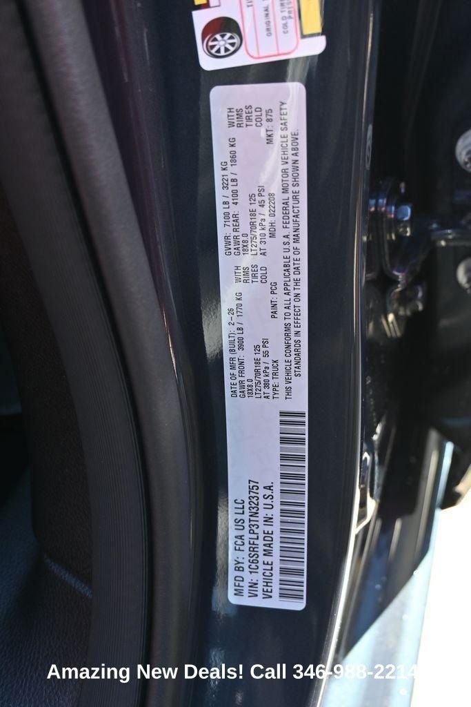 2026 RAM 1500 RAM 1500 LARAMIE CREW CAB 4X4 5'7' BOX