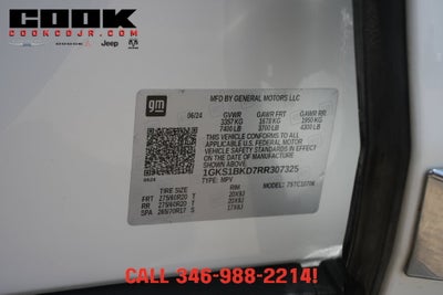 2024 GMC Yukon 2WD SLT