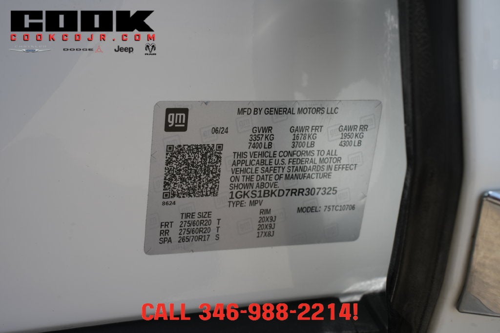 2024 GMC Yukon 2WD SLT