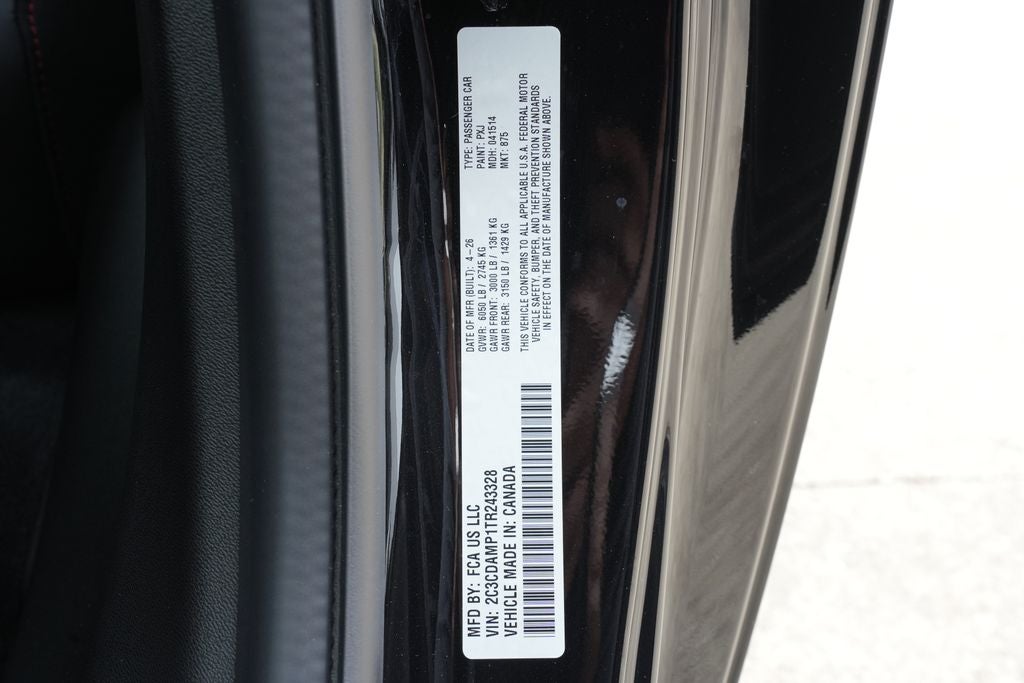 2026 Dodge Charger CHARGER SCAT PACK 2-DOOR AWD