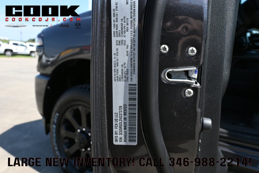 2027 RAM 2500 RAM 2500 LONE STAR CREW CAB 4X4 6'4' BOX
