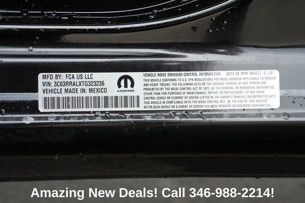 2026 RAM 3500 RAM 3500 TRADESMAN REGULAR CAB 4X4 8' BOX