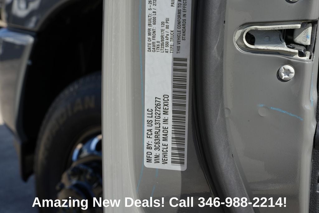 2026 RAM 3500 RAM 3500 LARAMIE CREW CAB 4X4 8' BOX