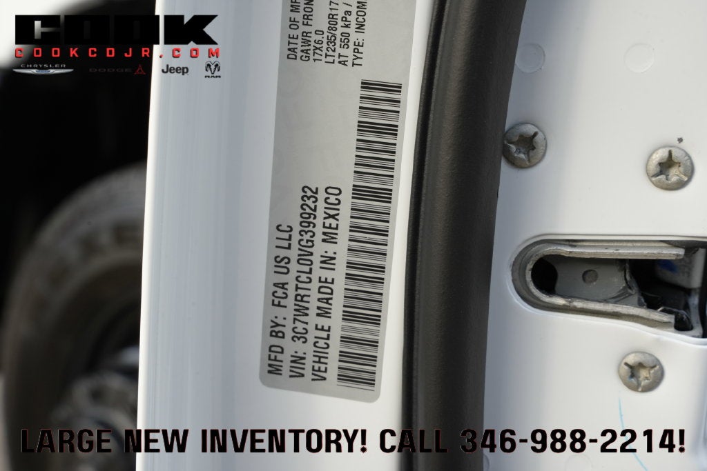 2027 RAM 3500 Chassis Cab RAM 3500 TRADESMAN CREW CAB CHASSIS 4X4 60' CA