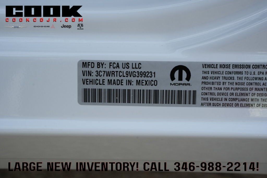 2027 RAM 3500 Chassis Cab RAM 3500 TRADESMAN CREW CAB CHASSIS 4X4 60' CA
